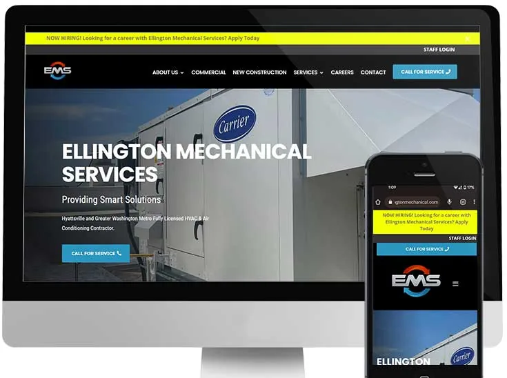 Ellington Mechanical website