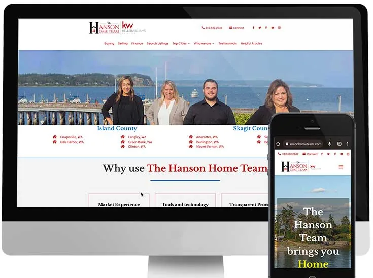 Hanson Home Team website