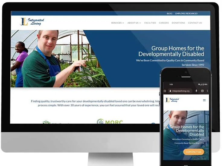 Integrated Living website