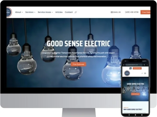 Good Sense Electric website